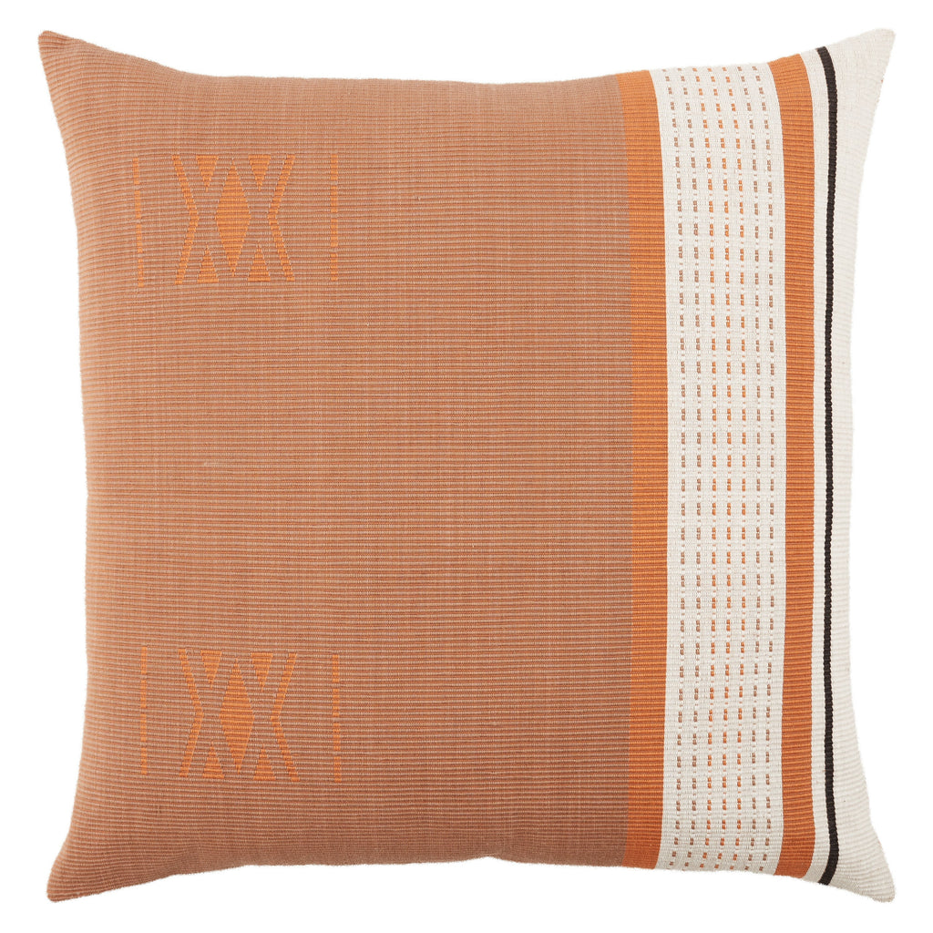 Navida Parvati Mauve & Terracotta Pillow 1