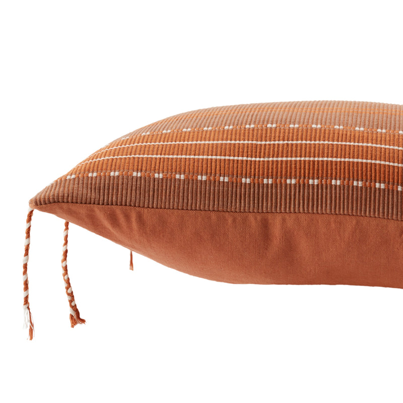 Navida Bhodi Down Mauve & Terracotta Pillow 3