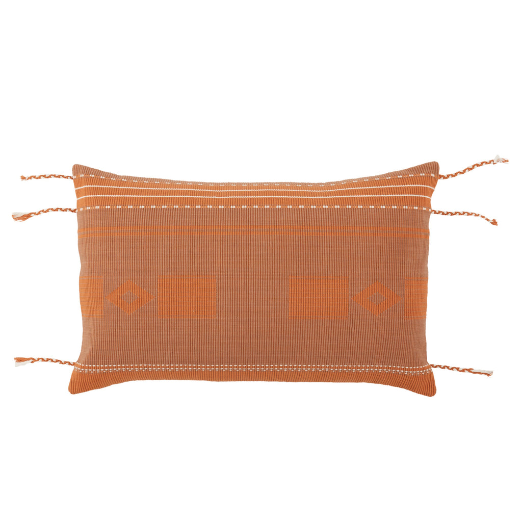 Navida Bhodi Mauve & Terracotta Pillow 1