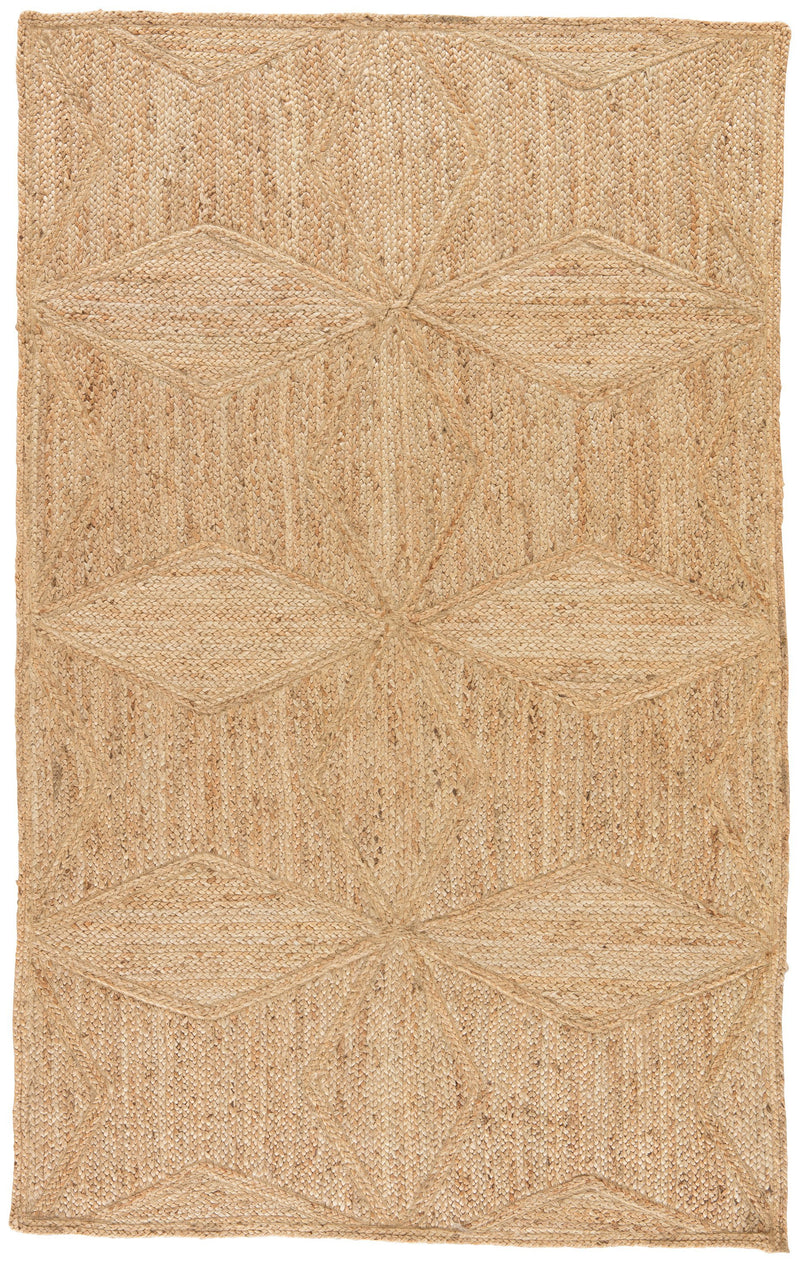 Abel Natural Geometric Beige Area Rug