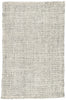 Almand Natural Solid White & Gray Area Rug