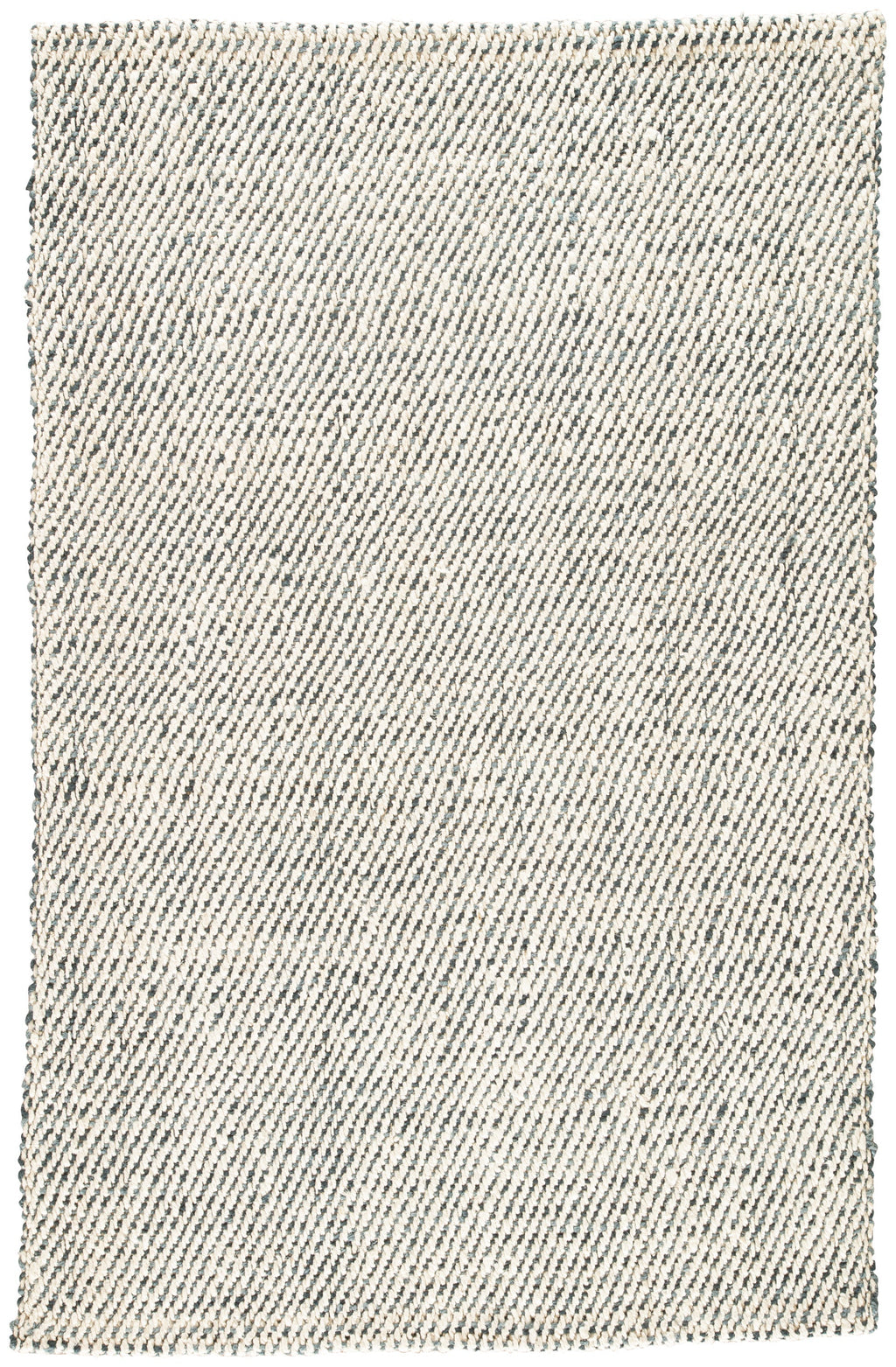 Almand Natural Solid White & Gray Area Rug