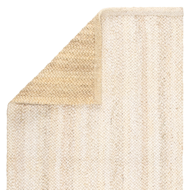 Anichini Natural Solid Ivory & Beige Area Rug