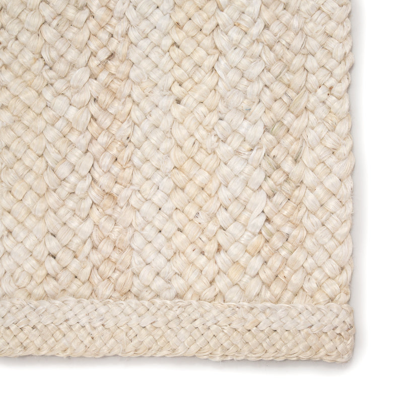 Anichini Natural Solid Ivory & Beige Area Rug