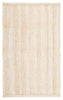 Anichini Natural Solid Ivory & Beige Area Rug