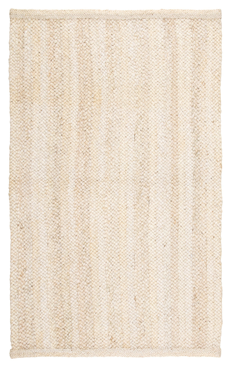 Anichini Natural Solid Ivory & Beige Area Rug