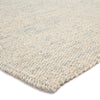 Bluffton Natural Solid Ivory & Blue Area Rug