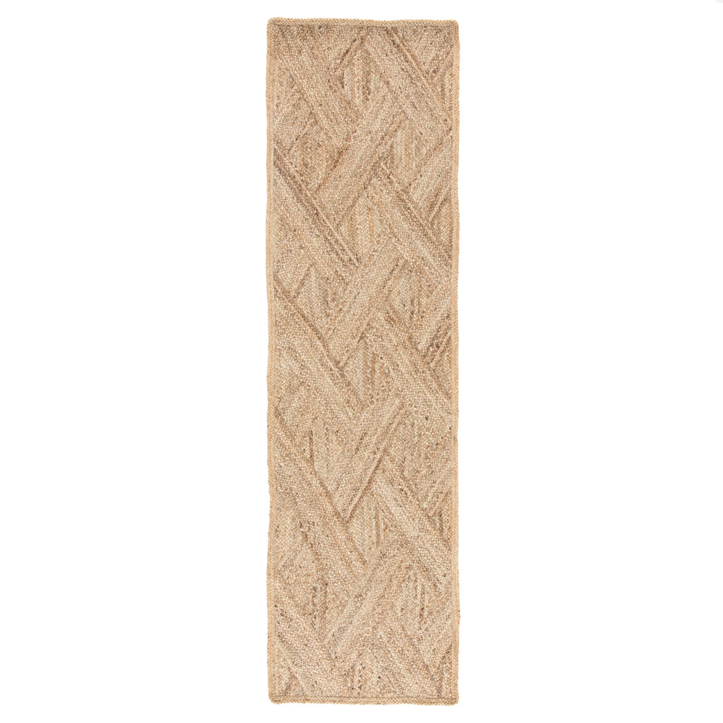 Vero Natural Trellis Beige Area Rug