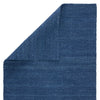 Bellport Natural Solid Blue Area Rug