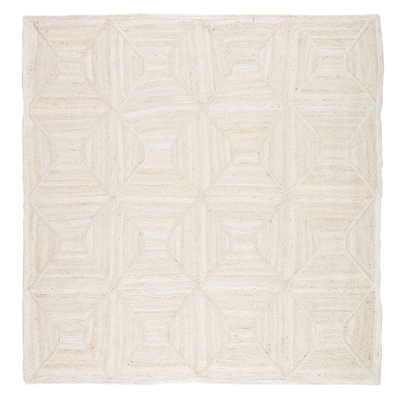 Sisal Bow Natural Trellis Ivory & Beige Area Rug