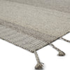 Coolidge Handmade Stripes Gray Rug