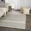 Coolidge Handmade Stripes Gray Rug