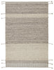 Coolidge Handmade Stripes Gray Rug