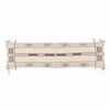 Zeliang Hand-Loomed Tribal Pillow in Cream & Black