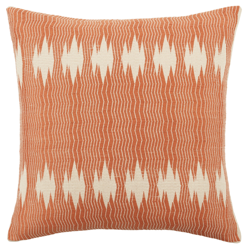 Nagaland Pillow Shilloi Down Terracotta & Ivory Pillow 1