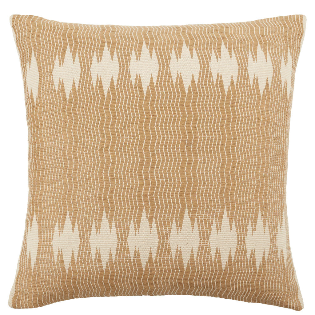 Nagaland Pillow Shilloi Down Tan & Ivory Pillow 1