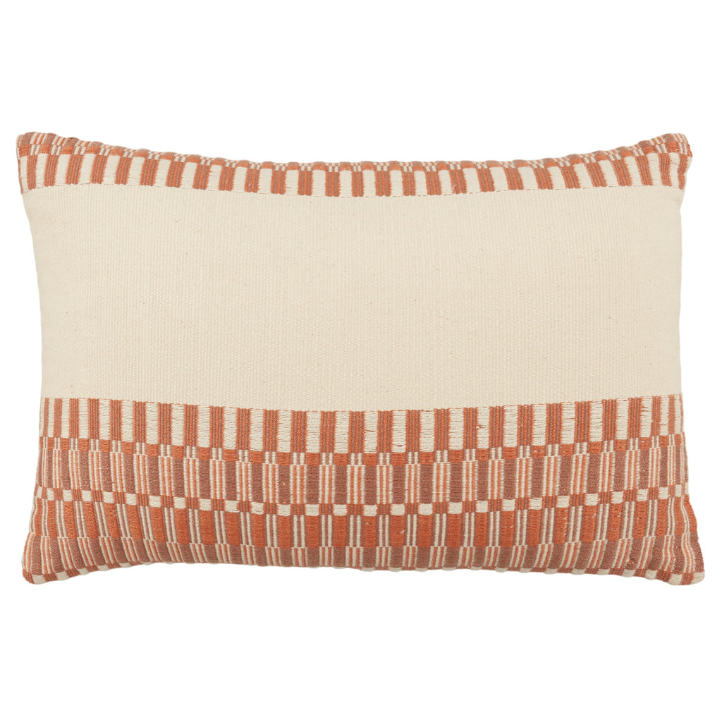 Nagaland Pillow Letsami Down Terracotta & Ivory Pillow 1