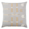 Nagaland Pillow Longkhum Light Gray & Tan Pillow 1