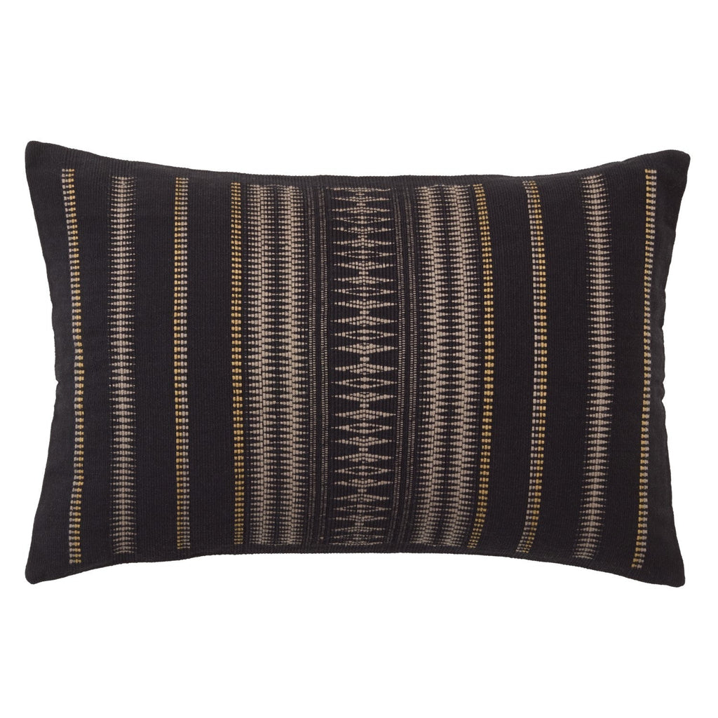 Nagaland Pillow Dzukou Black & Taupe Pillow 1