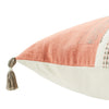 Nagaland Pillow Maikham Coral & Cream Pillow 3