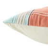 Nagaland Pillow Pungro Sky Blue & Coral Pillow 3