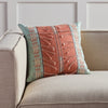 Nagaland Pillow Pungro Sky Blue & Coral Pillow 4