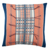 Nagaland Pillow Japfu Coral & Navy Pillow 1