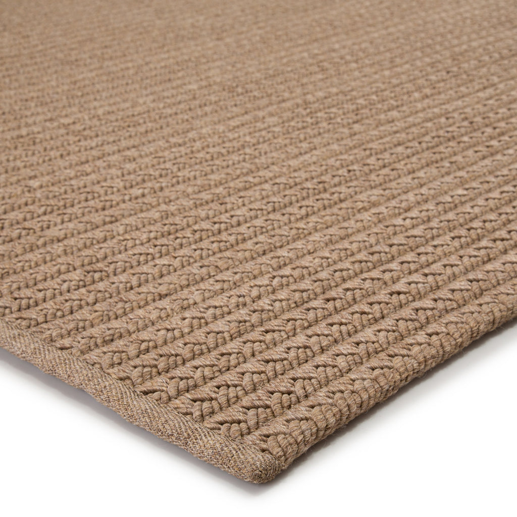 Iver Indoor/Outdoor Solid Tan Rug