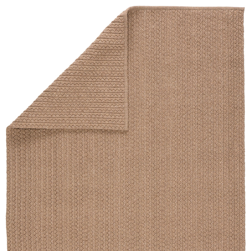 Iver Indoor/Outdoor Solid Tan Rug