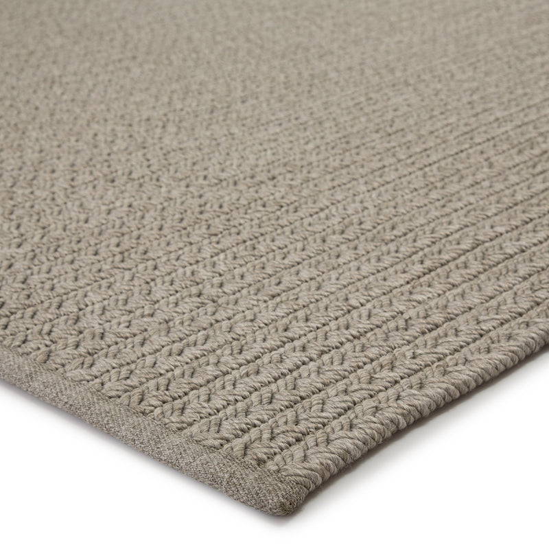 Iver Indoor/Outdoor Solid Light Gray Rug