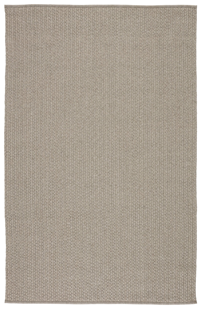 Iver Indoor/Outdoor Solid Light Gray Rug