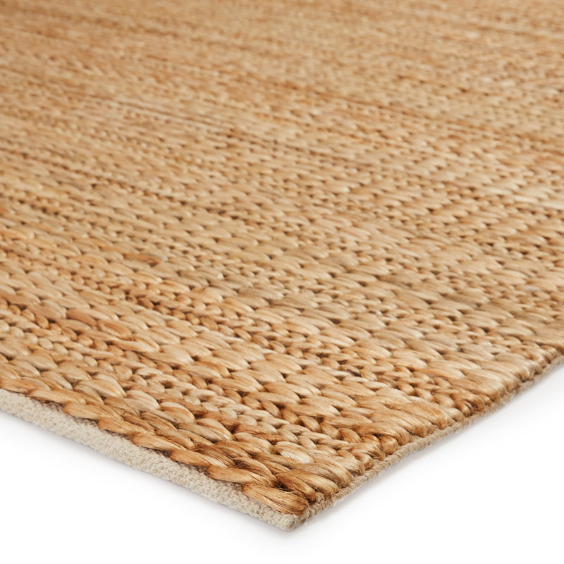 Poncy Natural Solid Tan Area Rug