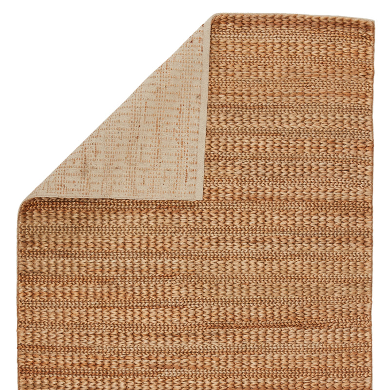 Poncy Natural Solid Tan Area Rug