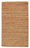 Poncy Natural Solid Tan Area Rug