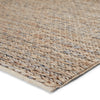 Calista Natural Solid Blue & Light Gray Area Rug