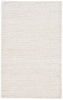 Calista Natural Solid White Area Rug