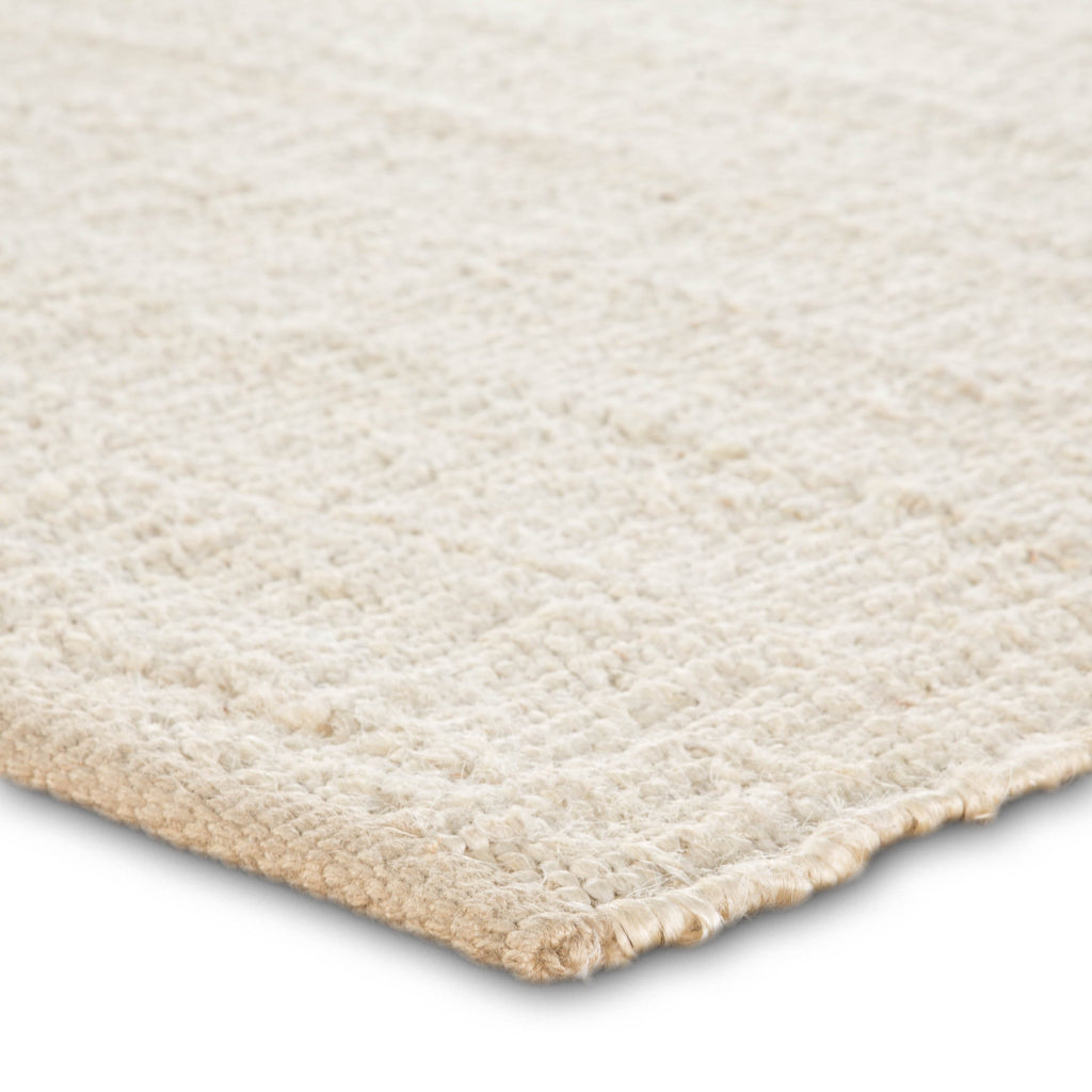 Anthro Natural Solid Cream/Ivory Area Rug