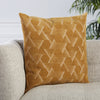 Jacques Geometric Pillow in Gold