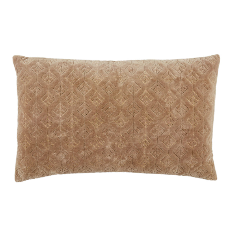 Dakon Trellis Pillow in Beige by Jaipur Living