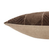 Bourdelle Chevron Pillow in Dark Taupe by Jaipur Living