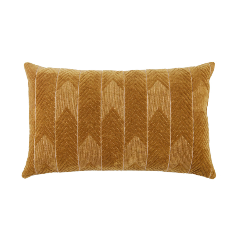 Bourdelle Chevron Pillow in Beige by Jaipur Living