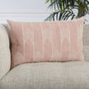 Bourdelle Chevron Pillow in Blush by Jaipur Living