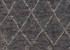 Casablanca Hand-Knotted Trellis Gray & White Area Rug