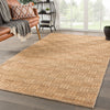 Lindo Natural Geometric Tan & Black Rug design by Jaipur Living