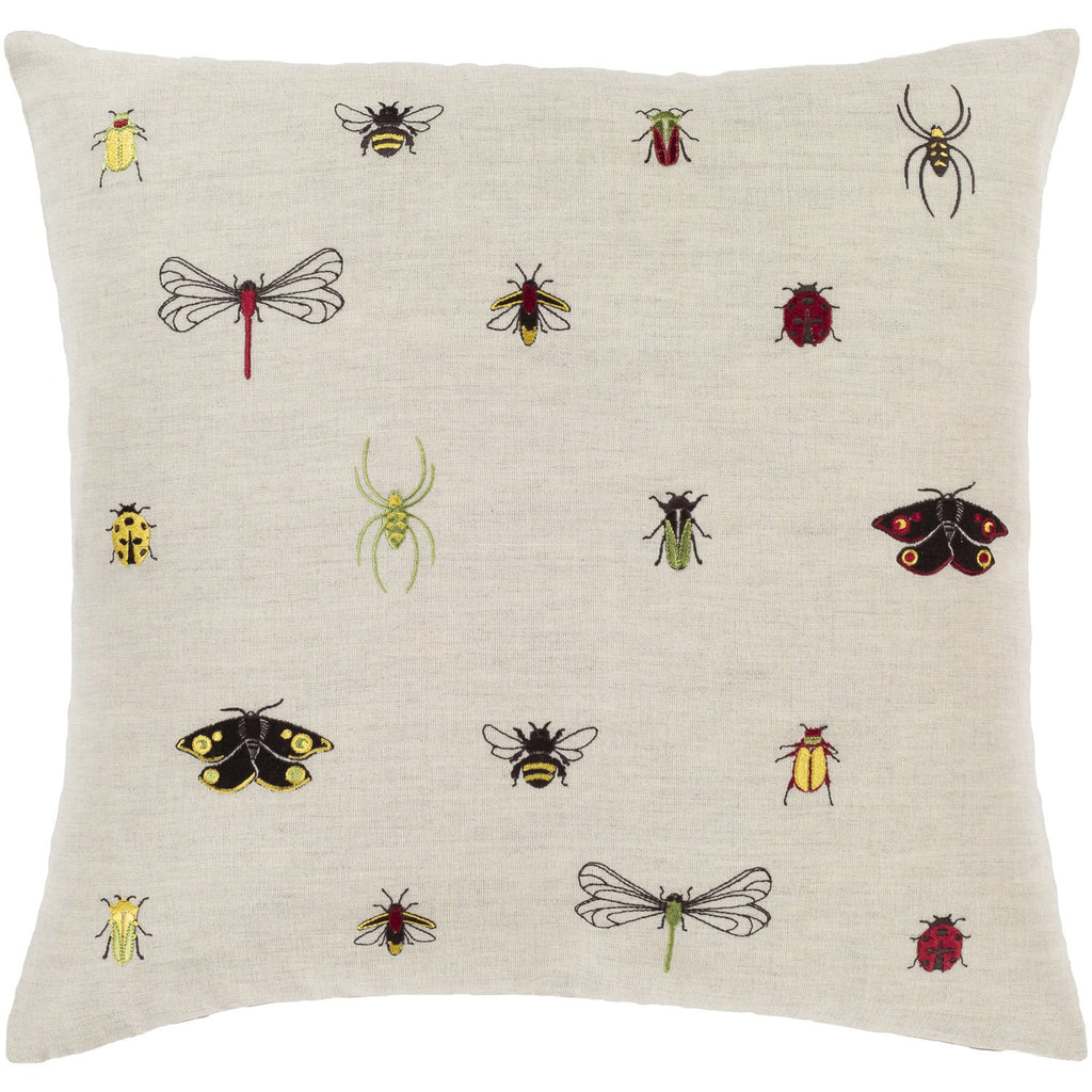 Nature Study NTS-003 Woven Pillow in Beige by Surya