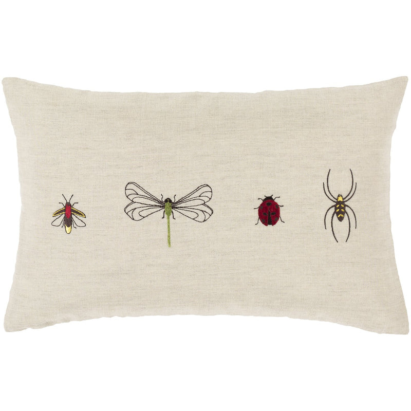 Nature Study NTS-004 Woven Lumbar Pillow in Beige by Surya