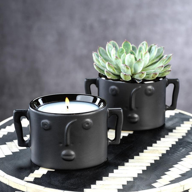 Nala Fragranced Candle in Black