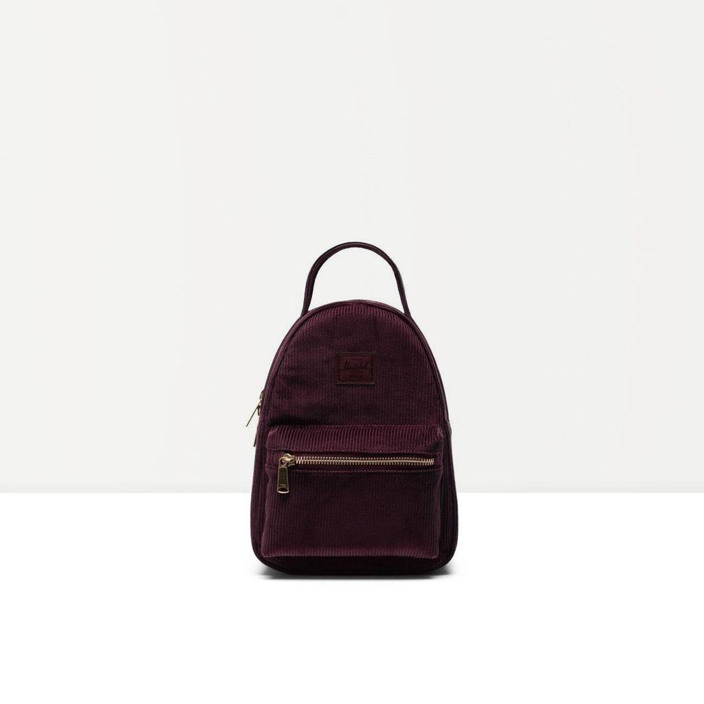 Nova Backpack Mini in Corduroy Plum