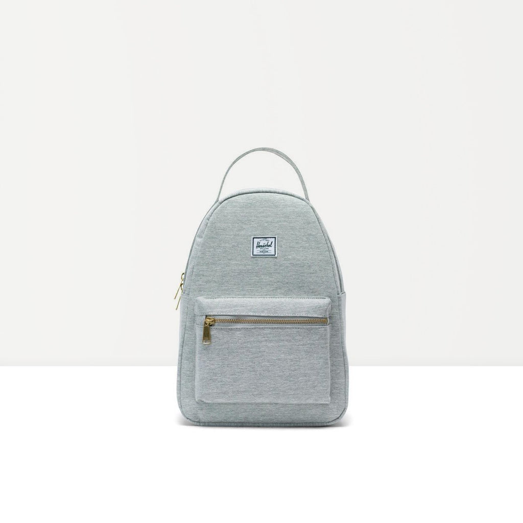 Nova Backpack in Small Light Grey Crosshatch