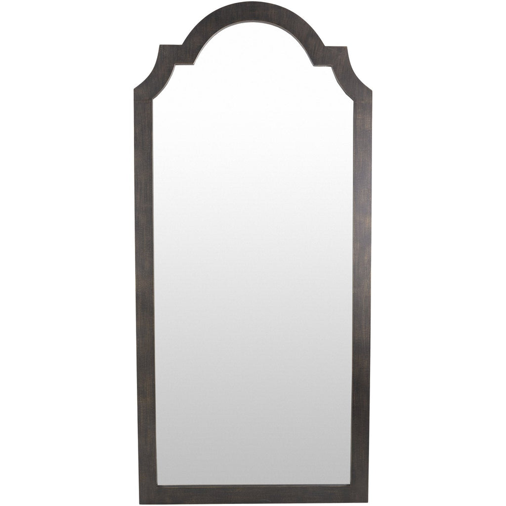 Oriel OIE-001 Arch/Crowned Top Mirror in Bronzed by Surya